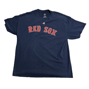 Majestic Boston Red Sox Mookie Betts #50 T-Shirt Mens XL Navy MLB Baseball